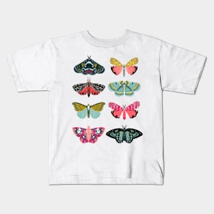 Lepidoptery No.1 - Moth Study Kids T-Shirt